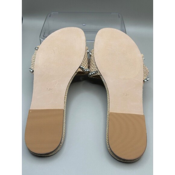 Steve Madden Misha Womens Boho Sandals Beach Rhinestone Size 7.5M - Picture 5 of 7